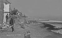 Cliff erosion at Pakefield